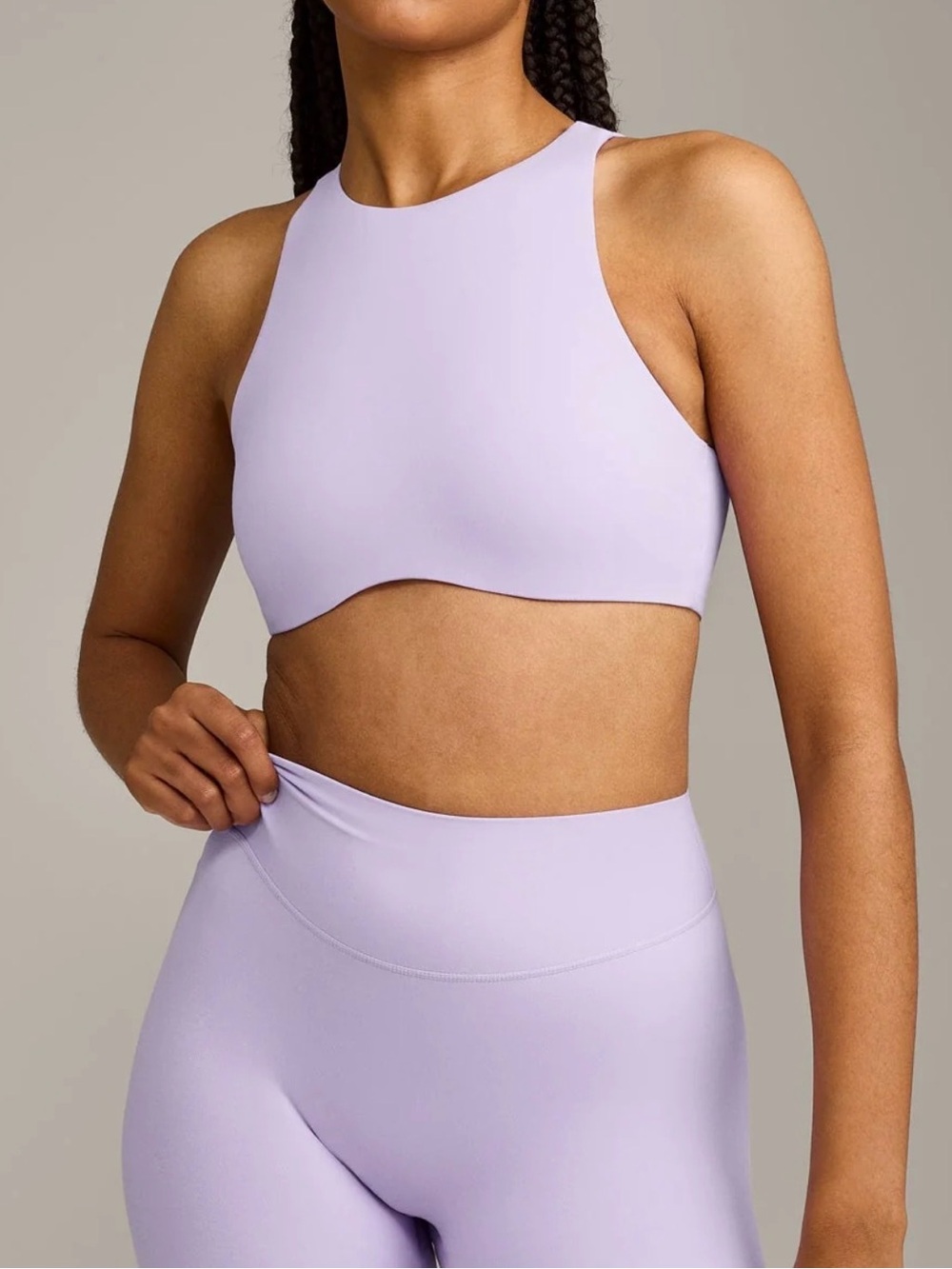 Oner Active SoftMotion High-Neck Sports Bra in Lavender Purple 💜 - M